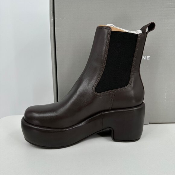 Everlane The Puffa Boot in Dark Brown size 7 Chelsea Ankle 3.25" Chunky Platform - Picture 7 of 12